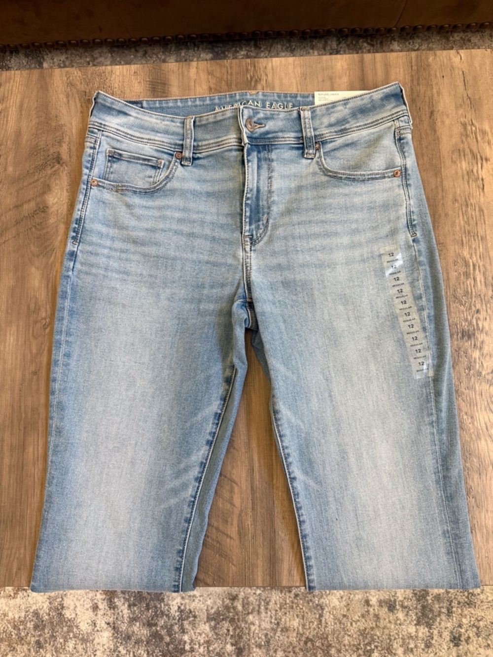 American Eagle Outfitters Light Blue High-Rise Kick Boot Women’s Jeans
